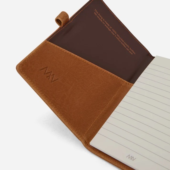 Authentic Matt & Nat notebook pad pencil in tan - Picture 3 of 7